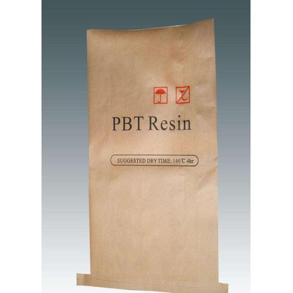 25kg Brown Kraft Paper Multiwall Paper Bags Laminated PP Woven Sacks for Polystyrene / Food Packing