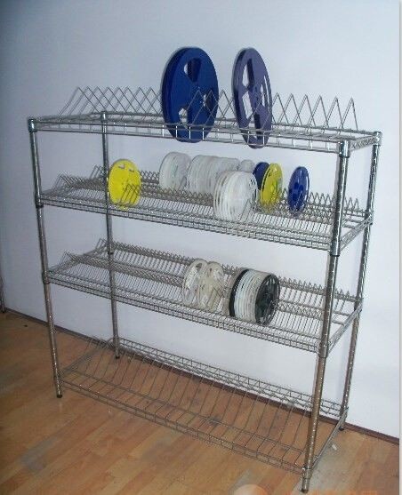 Buy ODM Industrial Wire Shelving  , Chrome Plated Shelf Component Reels Double Side Storage Shelving at wholesale prices