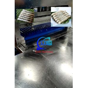2.25KW Tempura Shrimp NOBASHI Stretching Machine, Shrimp Extending Machine