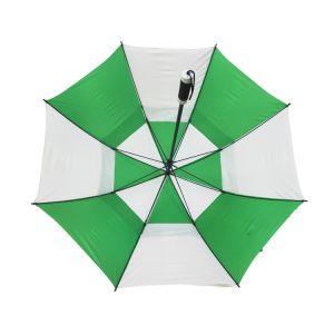 Gold 68 Inch Golf Rain Umbrella For Promotion