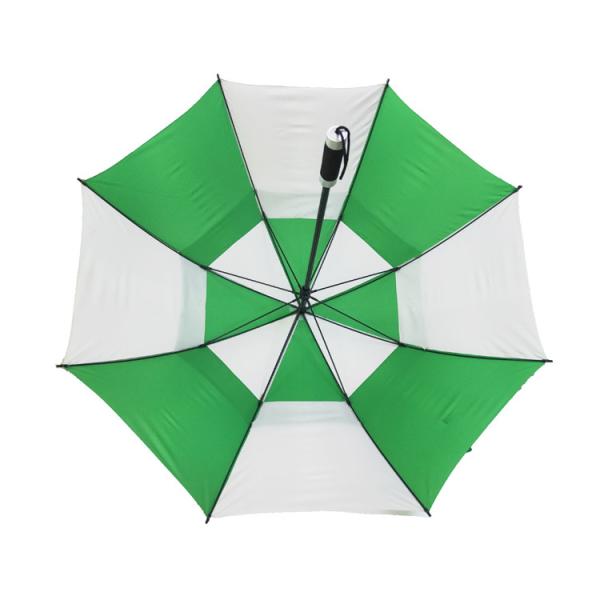 Gold 68 Inch Golf Rain Umbrella For Promotion