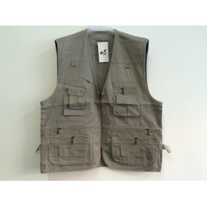 Quality vest, waistcoat, polyester washed fabric, weeding vest, weeding waistcoat, S-3XL, 4 colors: black, blue, green &amp; beige for sale