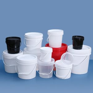 1L-50L Food Grade Thickened Round Square Water Pail Plastic Bucket with Handle