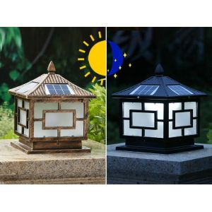 Quality Smart Solar Pillar Lights Integrating Traditional Aesthetics With Modern Technology for sale