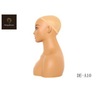 Meticulous Makeup Mannequin Display Head With Shoulders 36cm width