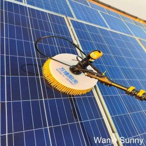 Solar Panel Cleaning Brush Kit Semi-automatic Artificial Control for Plant
