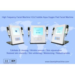 China Ce High Frequency Beauty Machine Facial Bubble Aque Oxygen Peel on sale