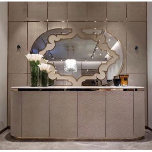 1800mm Cabinet Console Table 0.45m Marble Top Console Table