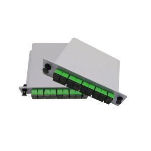 China 1x8 1x16 Insertion Card Type PLC Splitter With SC/APC Connector on sale