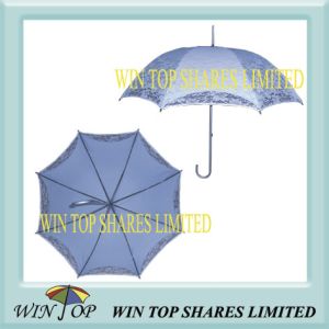 China Ladies Aluminum Sun Parasol with Double Canopy on sale