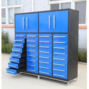Workshop Multifunction Tool Cabinet with 28 Drawers Heavy Duty Metal Tool