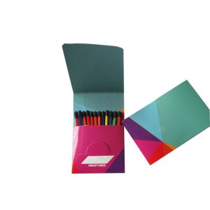 Custom Name Logo Printing Book Matches Safety Sheet Matches Wooden Matches Stick