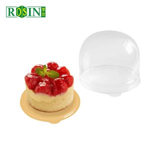 Round Disposable Cake Container Water Resistant For Birthday Parties