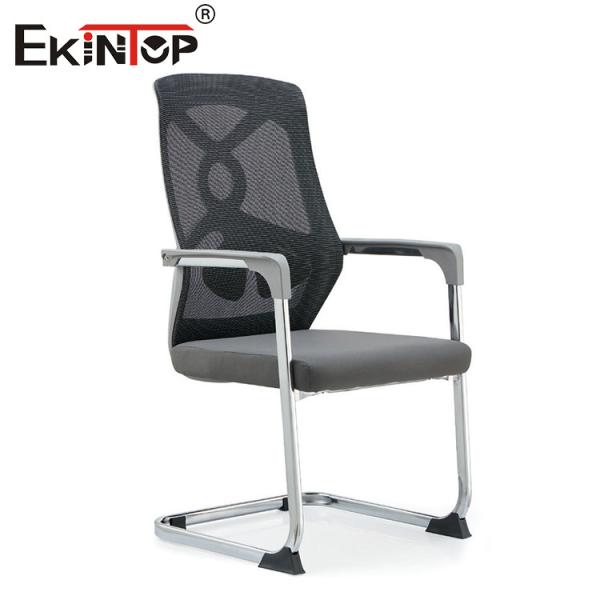 Buy Gray Ergonomic Modern Office Chair With Mesh Backrest And Armrests at wholesale prices