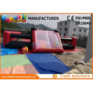 Fireproof Inflatable Soap Football Field With Digital Paiting EN71