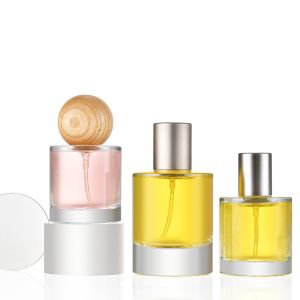 Perfume Glass Bottle 30ml 50ml Bayonet Cylinder Transparent Perfume Subpackage
