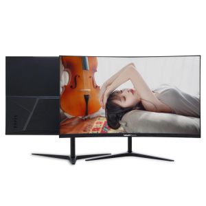 27 Inch LED TV Monitor , Curved Desktop Monitor For Home Work Study