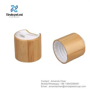 Plastic Bamboo Wooden Bottle Cap Disc Top Lid Bamboo Cap Flip Top Cap
