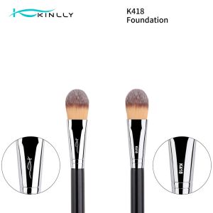 Wood Handle Synthetic Hair Luxury Makeup Brushes