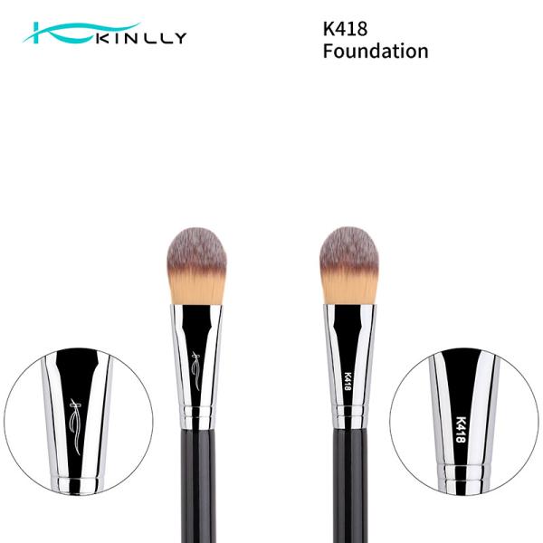 Buy Wood Handle Synthetic Hair Luxury Makeup Brushes at wholesale prices