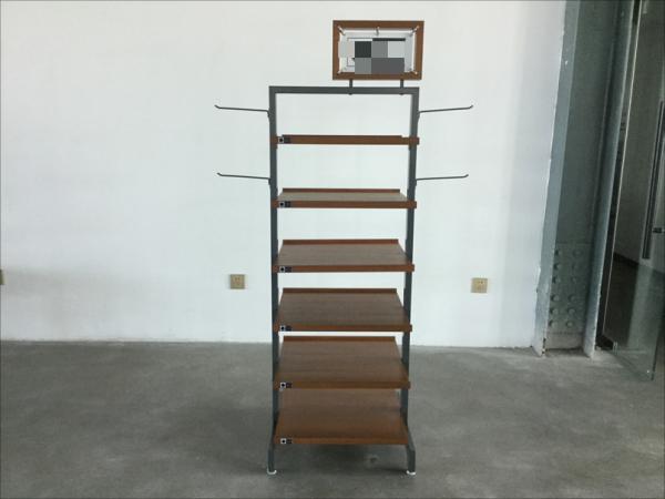 Buy Metal-wood combined freedstanding hat rack at wholesale prices