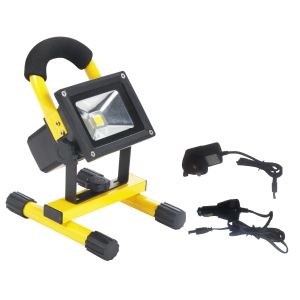 China Ip65 waterproof portable 10w led flood light for garden with solar panel on sale