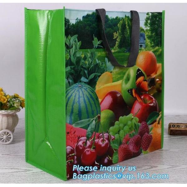 Eco Friendly Custom Logo Printing PP Woven Laminated Foldable Shopping Bag