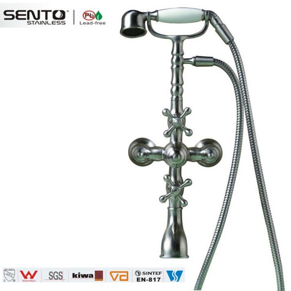 Buy stainless steel bathtub faucet phone faucet for Bthroom design at wholesale prices