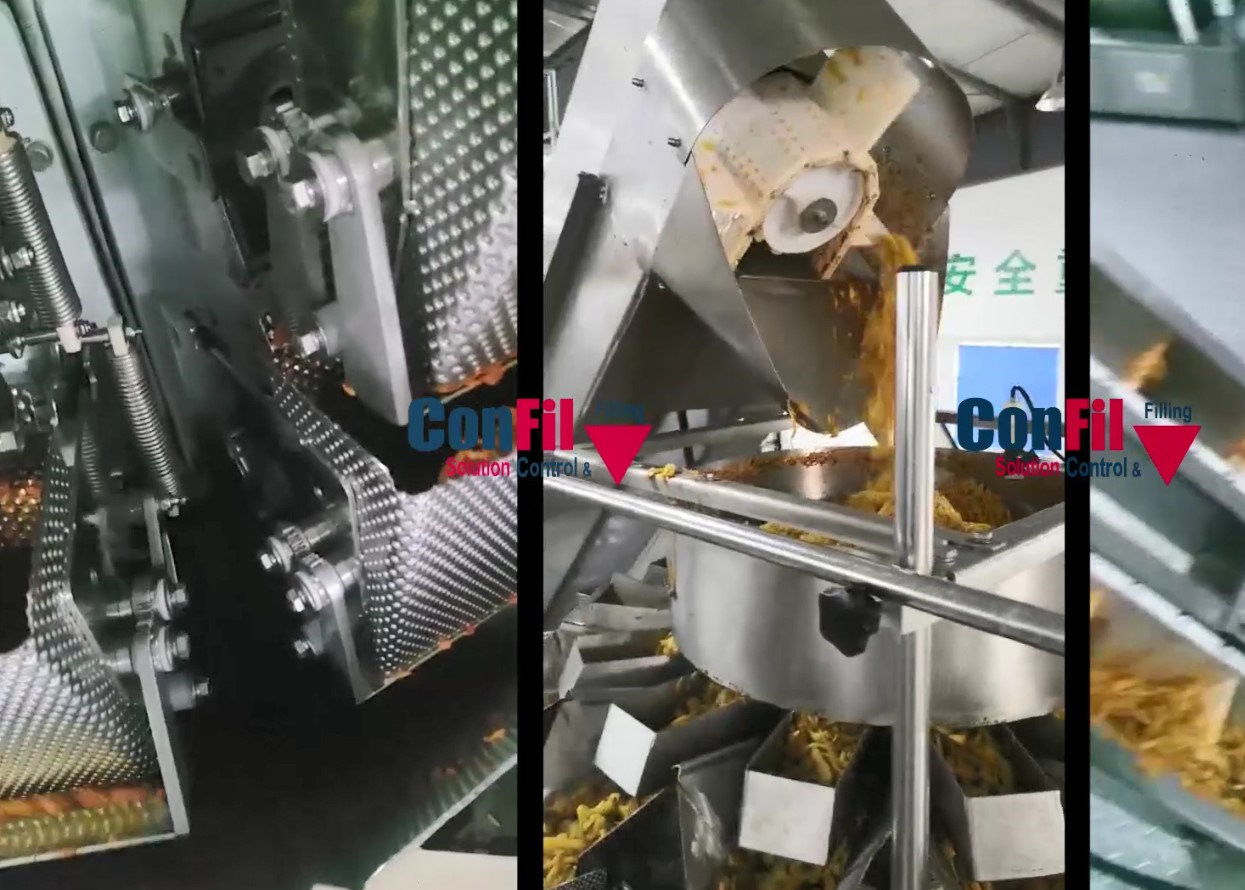 Quality Screw Feeding Multihead Weigher For Pickles Marinated Vegetable Fruits for sale