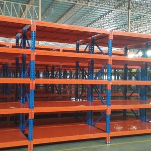 Adjustable Medium Duty Shelving Racking 2 Level -6 Level Warehouse Storage