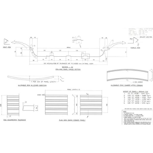 Post Cutting Standing Seam Roll Forming Machine 15 Stations With Rib Rollers