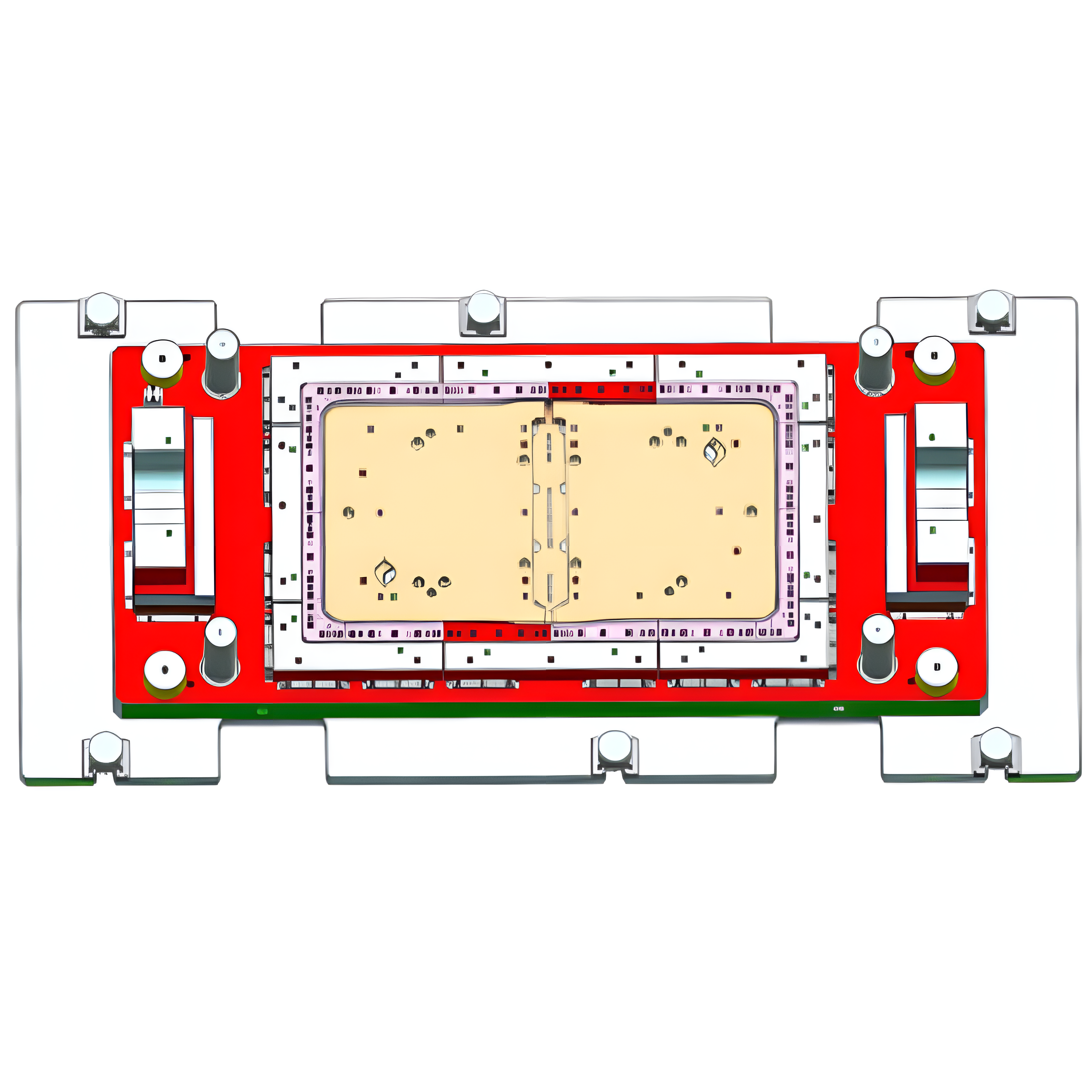 10T Dishwasher Tub Top Stamping Die Components Household Appliances Progressive