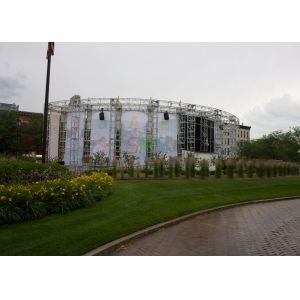Electronic P6 Curved LED Screens For Concert / Waterproof curved led panels