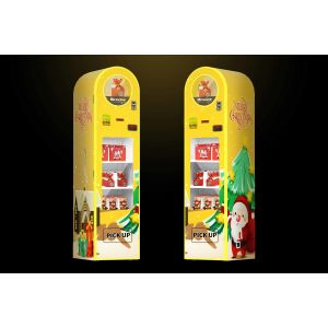 cashless payment Automatic Vending Machine 50HZ Frenquency Refrigerated