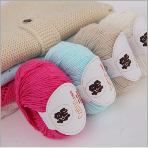 Multifunctional Twisted Cotton Yarn Recycled For Crochet Knitting