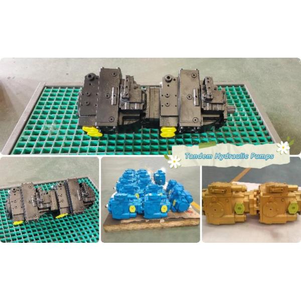 Hydraulic tandem pump customization 110cc/r Tandem Hydraulic Pumps For Agricultural Machinery
