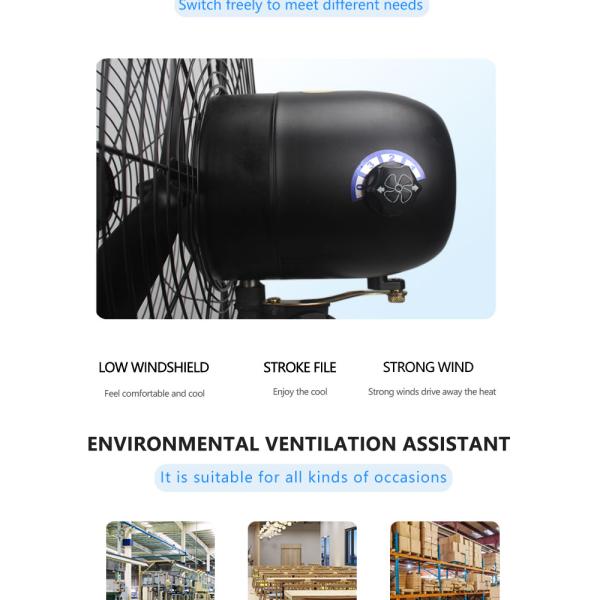 Wholesale China Guangdong industrial fan industrial pedestal high quality motor industrial floor fan outdoor floor fan