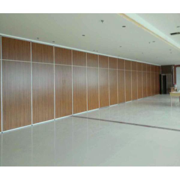 Insulated Decorative Sliding Ceiling Panels , Meeting Room Wooden Partition Wall