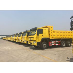 Tipper Dump Sino Howo Trucks 6X4 10-25 CBM For Construction Material Transport