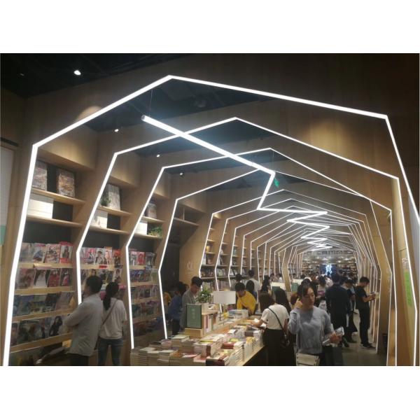 W35*H35mm LED Aluminium Extrusion Profiles Recessed Mount With PC Diffuser