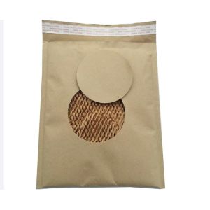 Cellular Shaped Kraft Corrugated Envelopes Padded Honeycomb Paper For Shipping