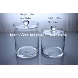 nice glass storage jar with lid, glass container