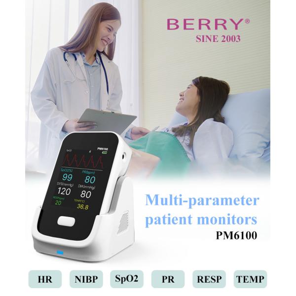 Quality TFT LCD Screen Multi Parameter Portable Capnograph Spo2 Saturation Vital Signs Monitor Handheld Vital Signs Monitoring for sale