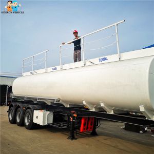 12.00R22.5 42000 45000 50000 Liters Steel Diesel Fuel Tanker Oil Semi Trailer