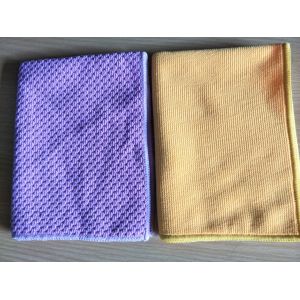 Big Pearl Purple Hand Microfiber Kitchen Towels 40*40cm 350gsm