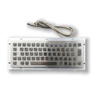 KIOSK IP65 / IK07 Stainless Steel Industrial PC Keyboard SUS304 Waterproof