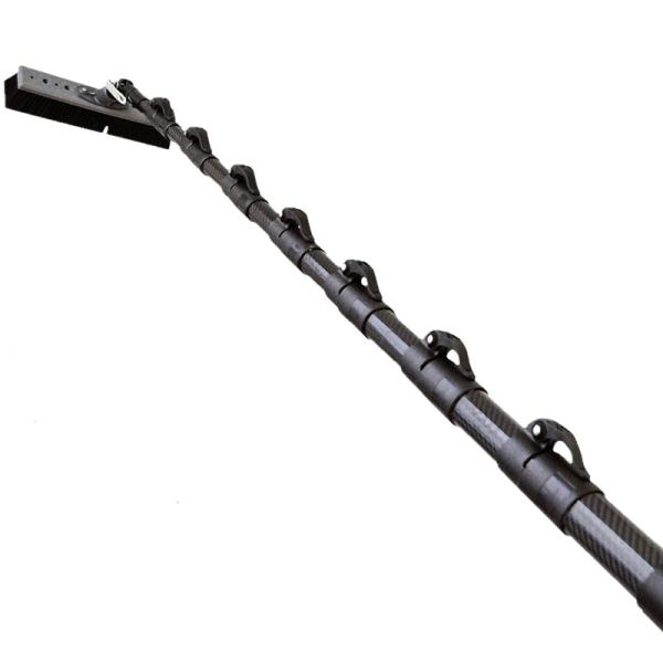 Lightweight Carbon Fiber Telescopic Window Cleaning Pole 1K / 3K / 12K