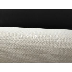 Natural foam rubber sheet black and white color chevron texure on bottom