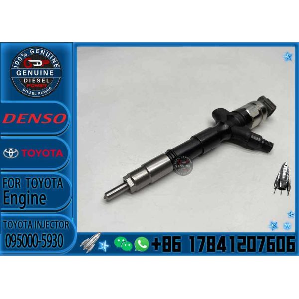Buy New 095000-5930 095000-5931 Common Rail Diesel Fuel Injector for TOYOTA Models 23670-0L010 & 23670-09060 at wholesale prices