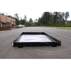 Durable Foldable Oilspill Containment Berm For Fuels Oils Chemicals